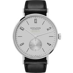 Nomos Glashütte Tangente Neomatik 39 Platinum Grey Sapphire Crystal Silver