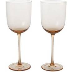 Pink Wine Glasses Ferm Living Guest red Wine Glass