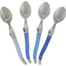 Blue Coffee Spoons French Home Set of 4 Laguiole Shades of Coffee Spoon