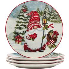 Certified International Christmas Gnomes 11" Set Dinner Plate 4