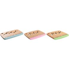 Blue Cheese Boards Dkd Home Decor 33,5 Blue Pink Cheese Board