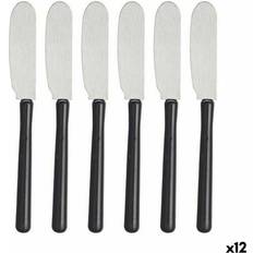 Black Butter Knives Kinvara Satz Silberfarben Buttermesser