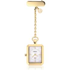 Sif Jakobs Jewellery Francesca Mother Of Pearl Pocket Watch, Gold Plated