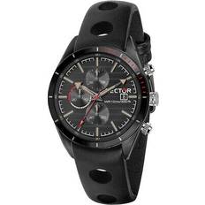 Sector wristwatch 770 r3271616002 chrono leather black sub 100mt