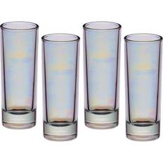 BarCraft Four Iridescent Tall Shot Glass