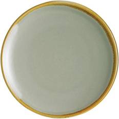 Green Dinner Plates Olympia Kiln Moss Round Coupe Dinner Plate 6pcs