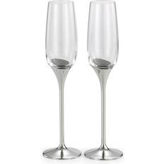 Royal Selangor Hand Finished Domaine collection Pewter Champagne Glass