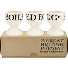 Black Egg Cups Emma Bridgewater Toast Set of 3 Egg Cup