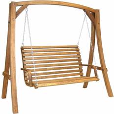 Charles Bentley Seater Larch Garden Swing