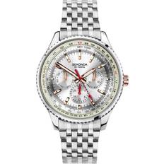 Sekonda Chronograph Watch, Silver, Men