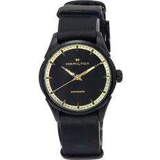 Hamilton Unisex Wrist Watches Hamilton jazzmaster leather black automatic h32255730
