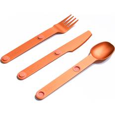 Orange Cutlery Sets MAGWARE Magnetic Camping Utensils Cutlery Set