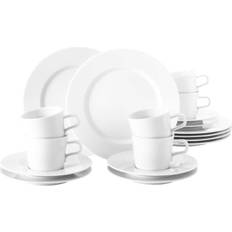 White Saucer Plates Seltmann Weiden No Limits Kaffeeservice Platte