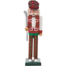 Kurt Adler 15-Inch Red Green Nutcracker