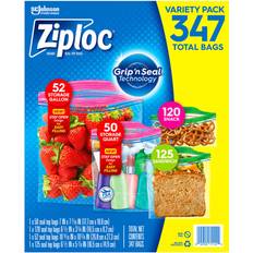 Ziploc Double Snack Variety Plastic Bags & Foil
