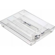 InterDesign Linus Clr Cutlery Tray