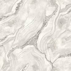 Rasch Palmetto Agate Wallpaper Grey