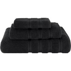 American Soft Linen 3 Bath Towel Black