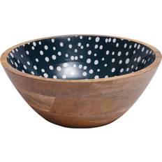 Dexam Salad Bowls Dexam Sintra Mango Wood Spotted Salad Bowl