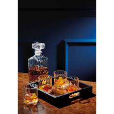 Transparent Whiskey Carafes BarCraft Cut Decanter Set Whiskey Carafe