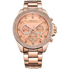 Carrie Taylor Astoria 42mm Rose-Golden Chronograph CTW1502