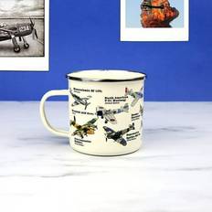 Gift Republic Airplanes Enamel Cup