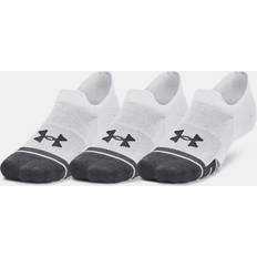 Under Armour Performance Tech 3pk Ultra Low Socks White, White, Xl, Men