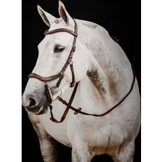 Horseware Bridles Horseware Ireland Trense Micklem Deluxe Competition Bridle Micklemtrense Dark Havana