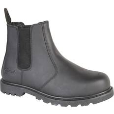 45 ½ Chelsea Boots grafters 10 UK, Black Mens Safety Chelsea Boots