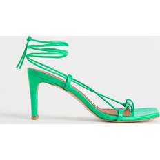 ALOHAS Women's Bellini Leather Heeled Sandals Green