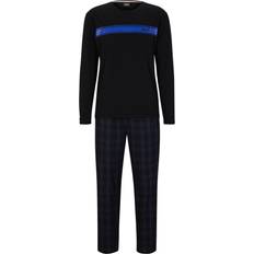 HUGO BOSS Blue - Men Jumpsuits & Overalls HUGO BOSS Bodywear Urban Cotton-Poplin Pyjama Pants Blue