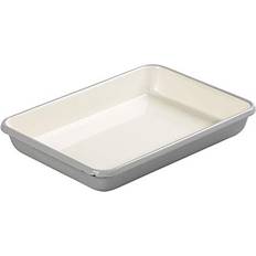 Grey Roasting Pans Tala Enamelled Grey & Ivory 33x24x5cm Roasting Pan