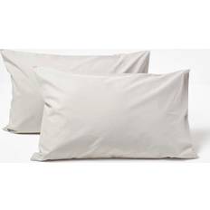 Homescapes Cotton 200 Thread Count Pillow Case Grey