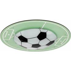 Loops "Soccer" Satin Ceiling Flush Light