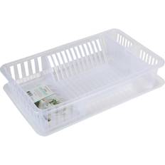 Kitchen Details Large Clear Rack Dish Drainer