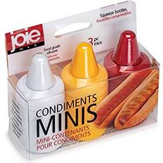 Joie Baby Bottles & Tableware Joie msc set of three condiments mini squeeze bottles with nozzle caps