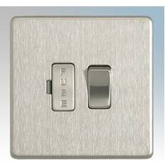 BG Brushed Steel 13A Switched Fused Connection Unit