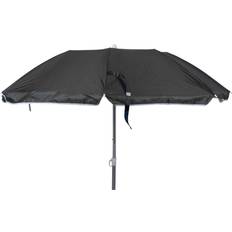 Steel Parasols Bo-Camp grey Parasol Sunshade Umbrella