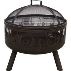 Dellonda Deluxe Firepit, Fireplace, Patio Heater Screen Poker DG117