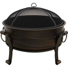 Dellonda 30" Deluxe 2-in-1 Fire Pit &