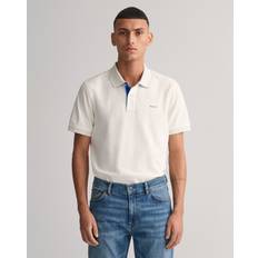 Gant Men Piqué Polo Shirt White