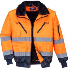 Work Jackets Portwest Hi-Vis 3-in-1 Contrast Pilot Jacket