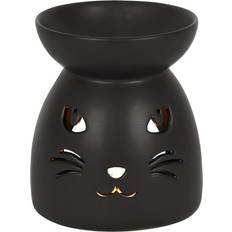 Black Oil Lamps Something Different Cat Cut Out Burner Oil Lamp