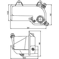 Mahle Ausgleichsbehälter, Kühlmittel Original CRT 204