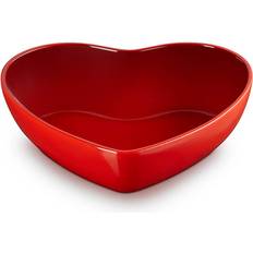 Red Serving Bowls Le Creuset L'Amour Heart Collection Cerise 2.9L Heart Serving Bowl