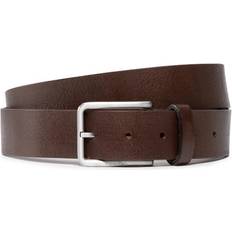 Calvin Klein Warmth Oiled Grain Belt - Brown