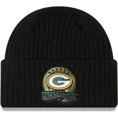 New Era Youth Black Green Bay Packers 2022 Salute To Service Knit Hat