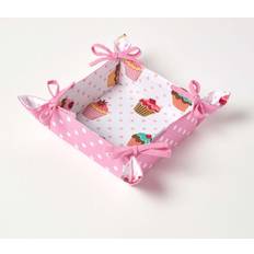 Homescapes Cupcake Reversible Bread Basket