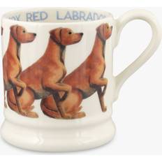 Ceramic - Red Cups Emma Bridgewater Dogs Labrador Half Cup