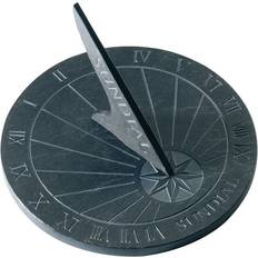 Fallen Fruits World of Weather Round Slate Sundial Wall Clock